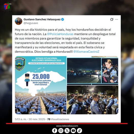 Policía Nacional: Despliegue Masivo de 25,000 Agentes